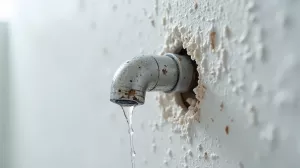 Pękniętą rura w ścianie jak naprawić