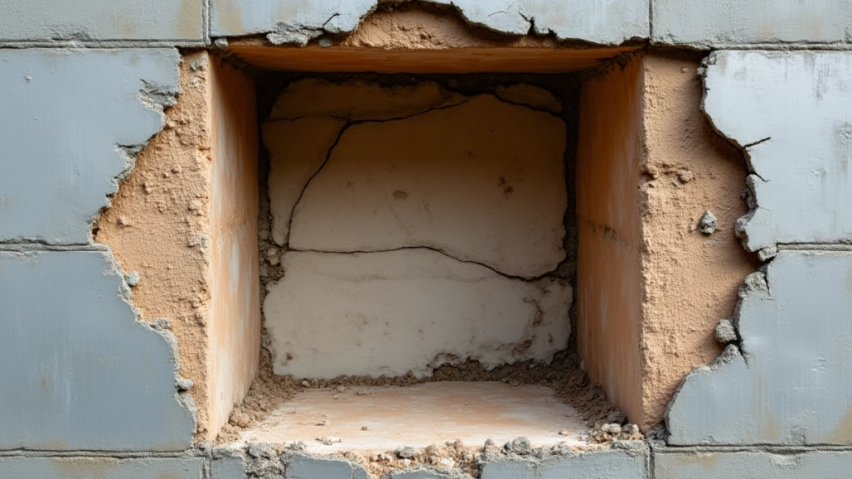 Dziura w ścianie na wylot jak naprawić