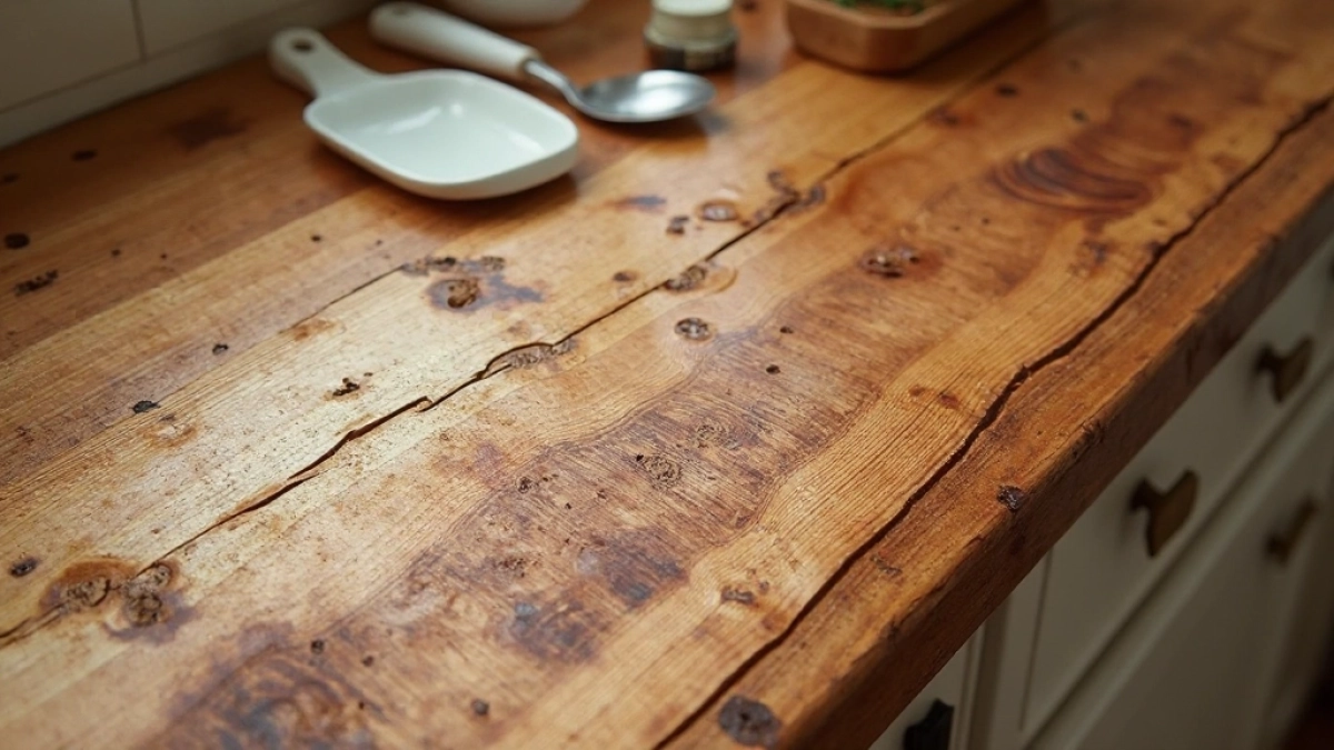 Jak naprawic drewniany blat kuchenny