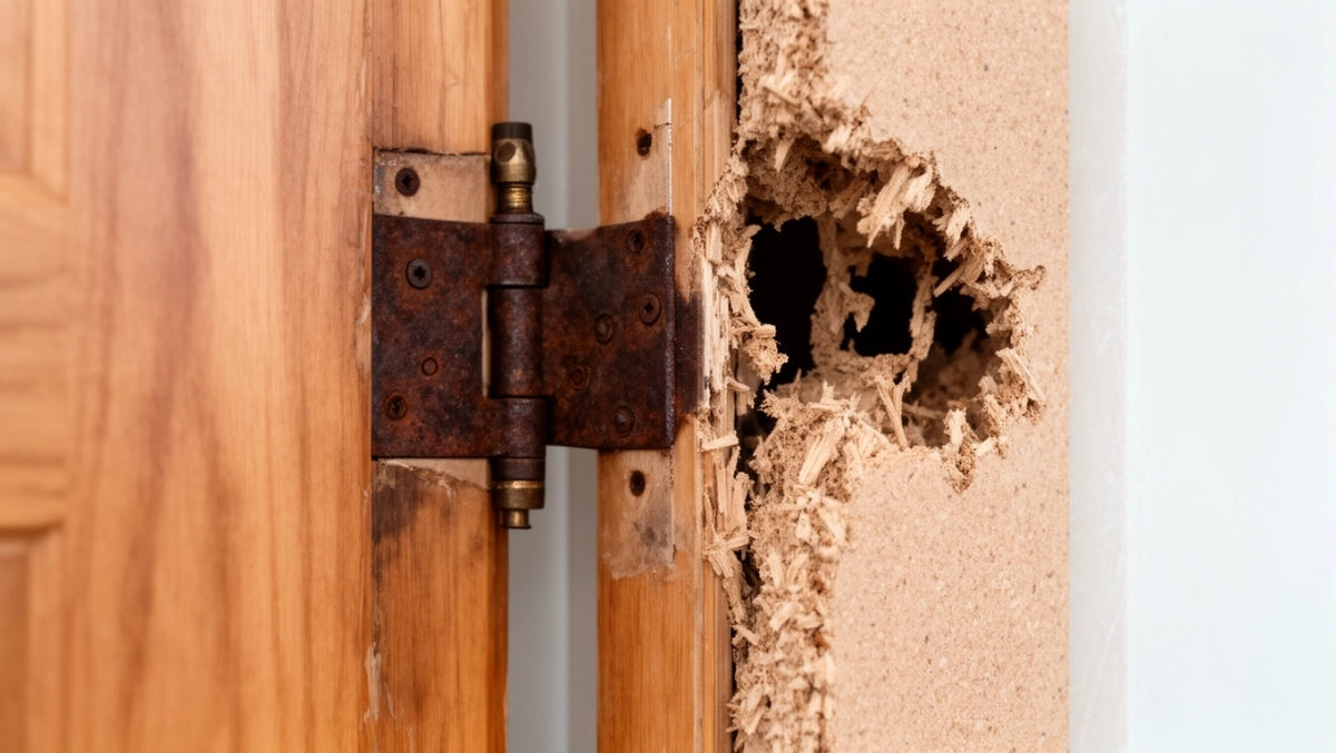 Jak naprawić drzwi wyrwane z zawiasów