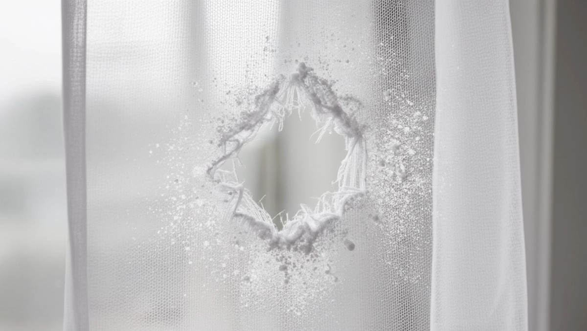 jak naprawić dziurę w firance