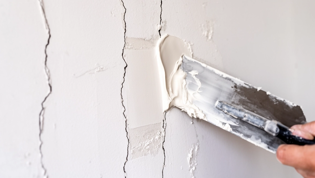 jak naprawic pekniecia na scianie