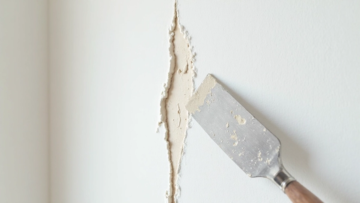 jak naprawić pęknięcie w ścianie