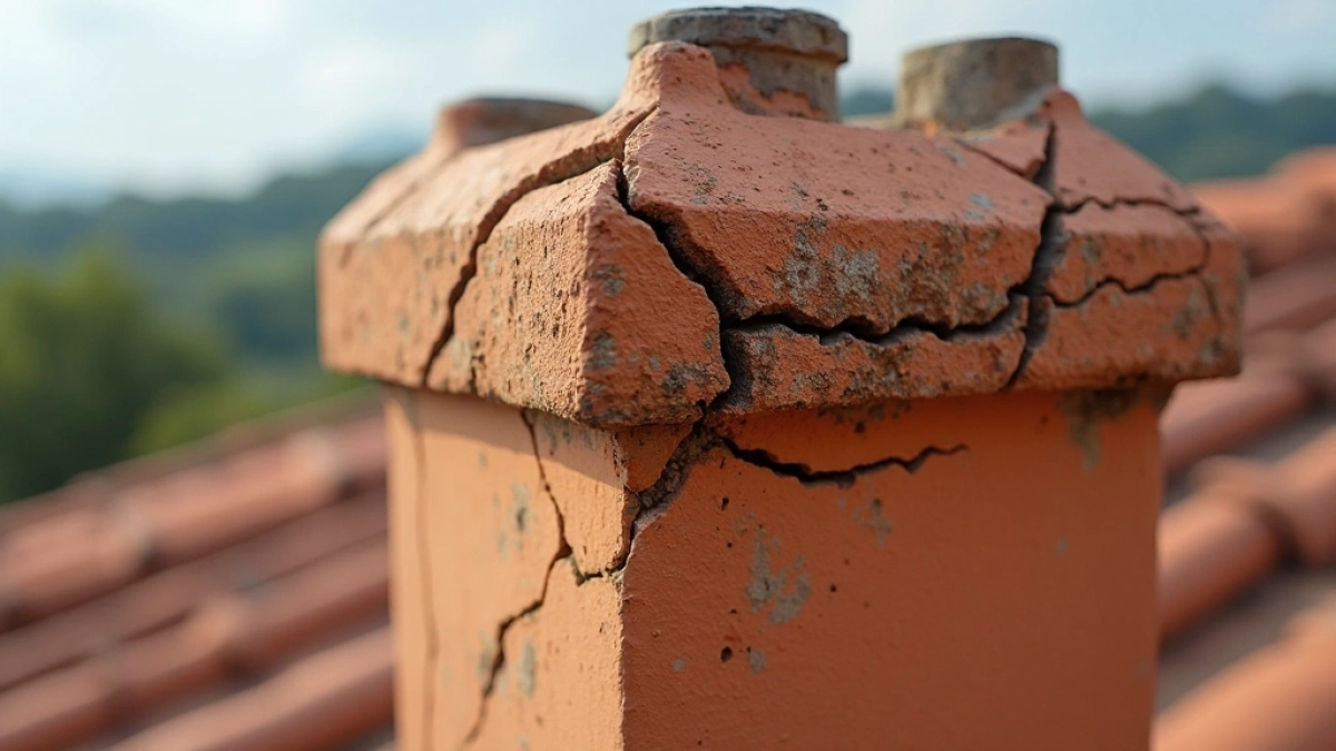 Jak naprawić pęknięty komin ceramiczny