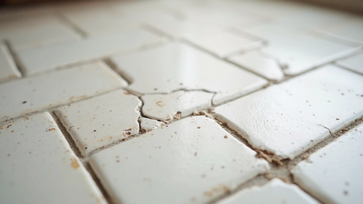 jak naprawić popękane płytki