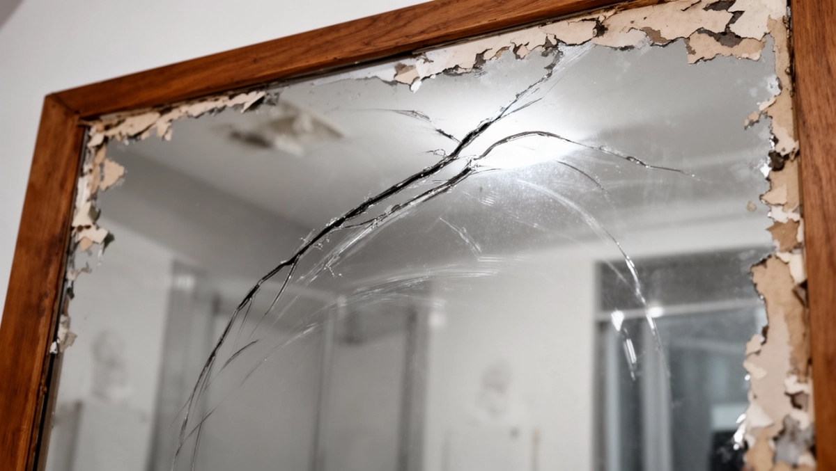 Jak naprawić porysowane lustro od tyłu