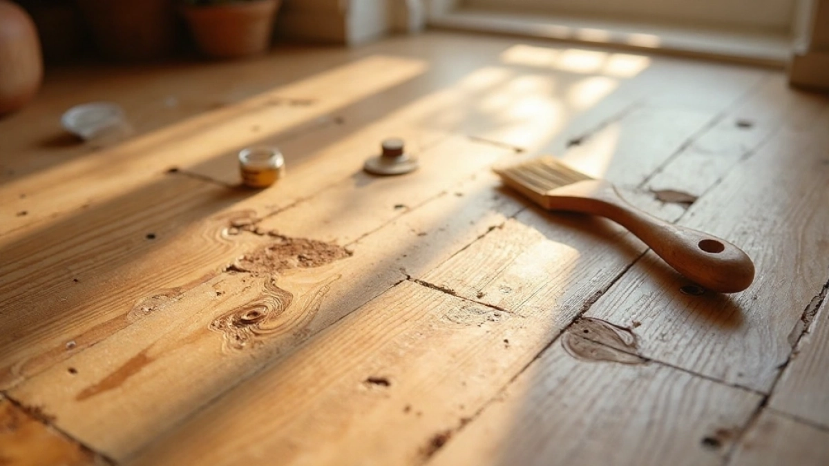 jak naprawić porysowany parkiet