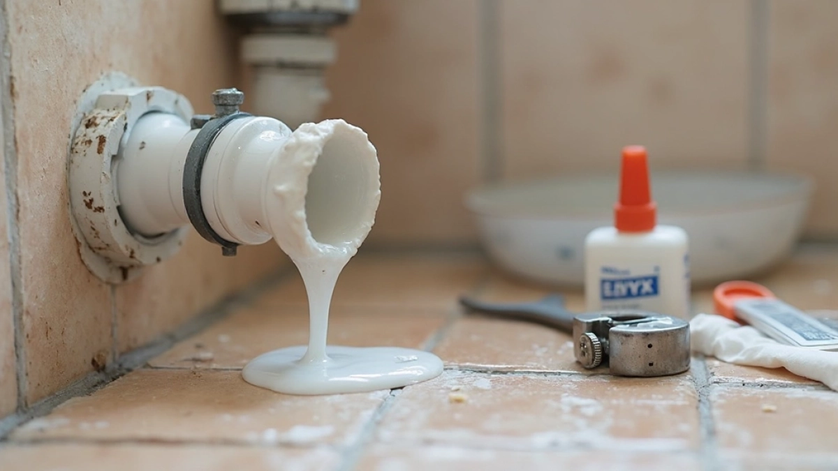 jak naprawić rurę pcv