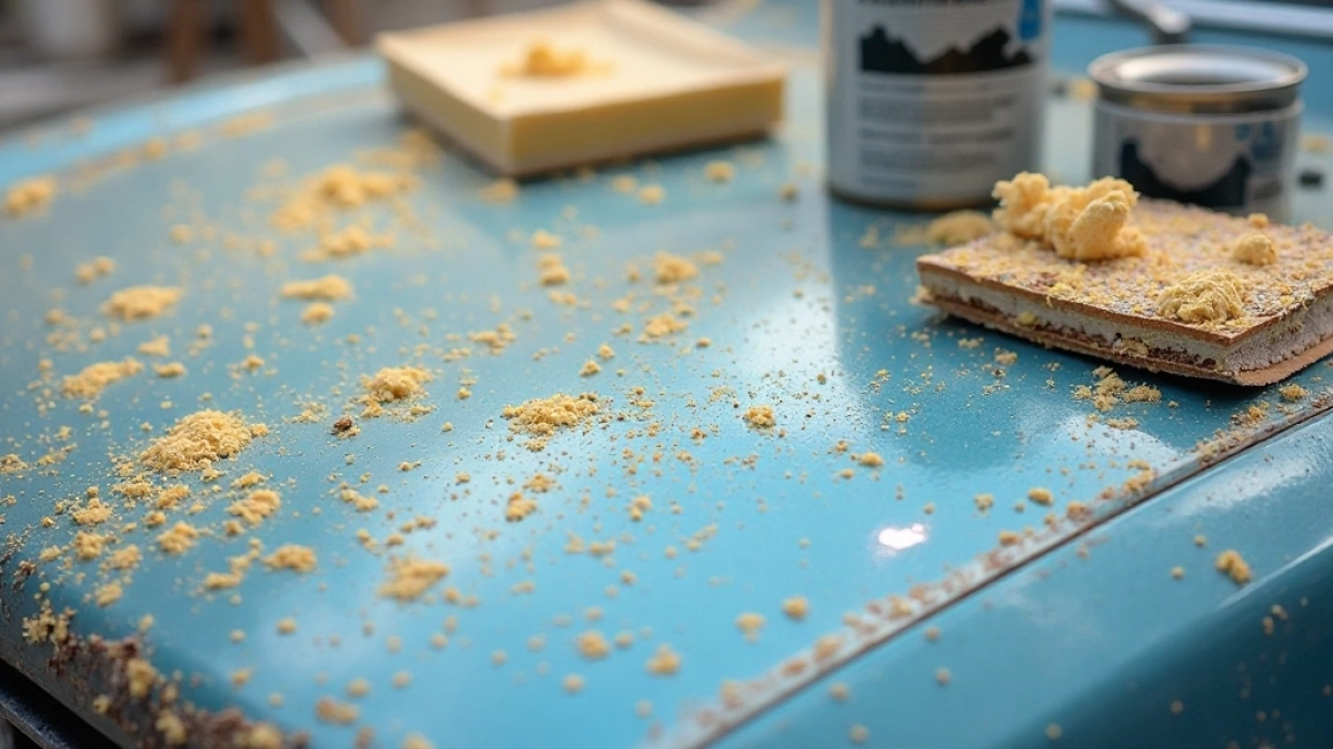 Jak naprawić schodzący lakier bezbarwny