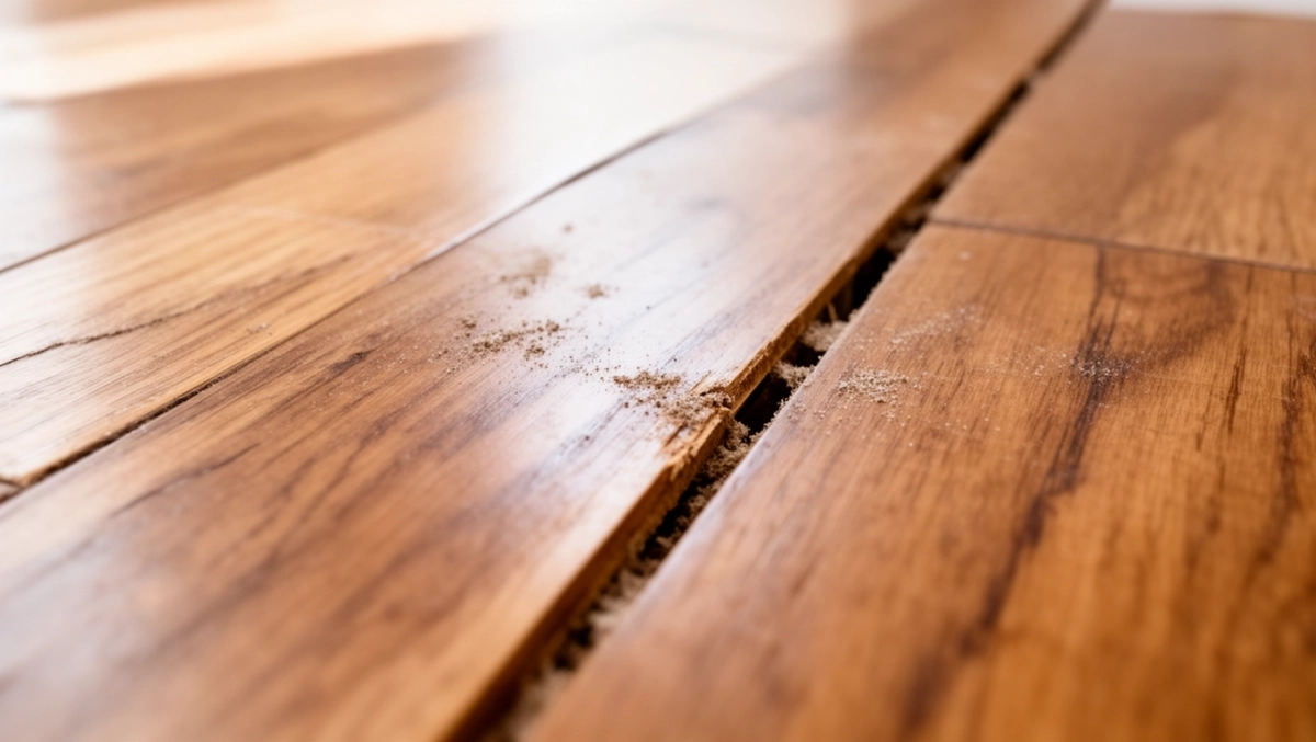 jak naprawić szczeliny w panelach