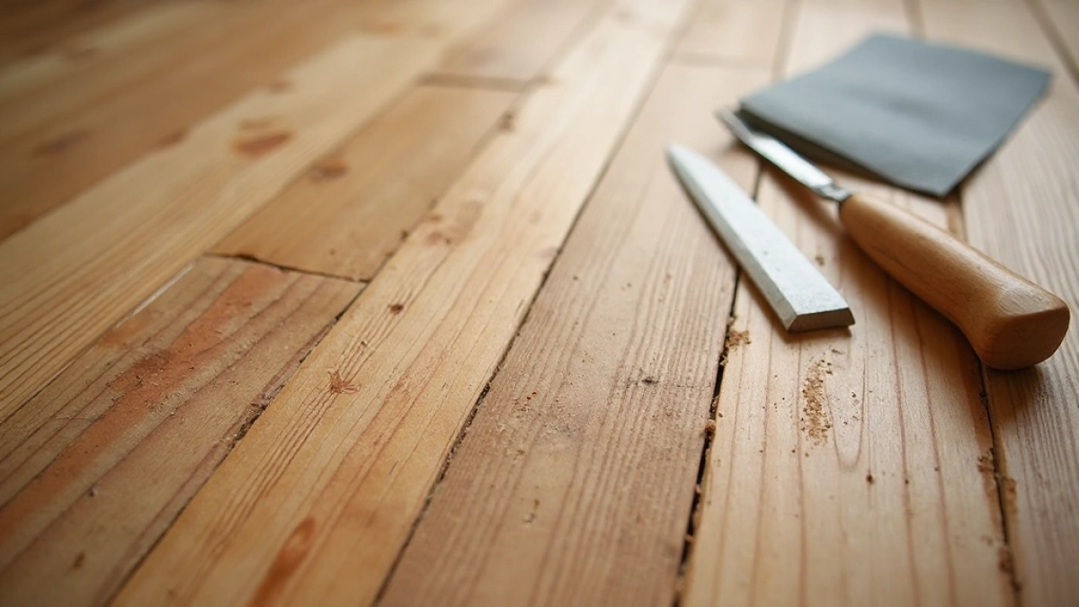 jak naprawić uszkodzone panele podłogowe