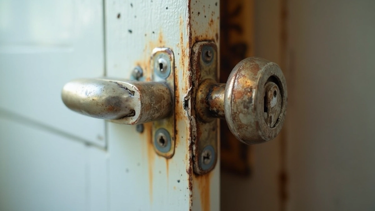 jak naprawić zamek w drzwiach łazienkowych