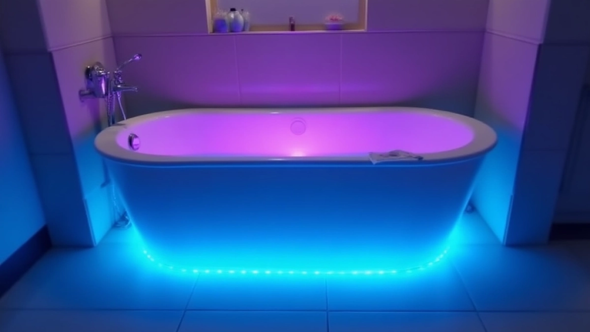 Podświetlenie wanny jak wykonać