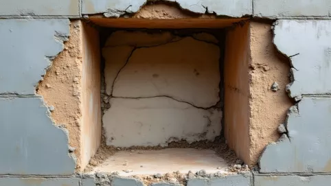 Dziura w ścianie na wylot jak naprawić