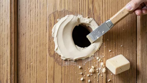 Jak Naprawić Dziurę W Drzwiach Drewnianych