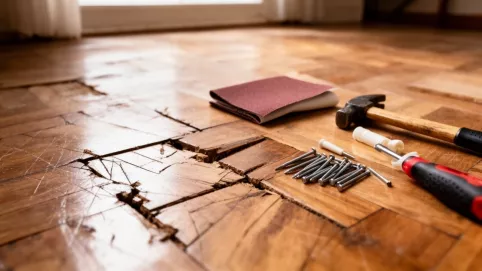 jak naprawić parkiet