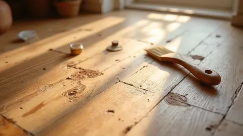 jak naprawić porysowany parkiet