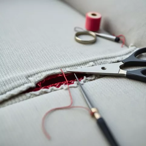 Jak naprawić rozciętą tapicerkę