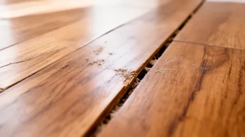 jak naprawić szczeliny w panelach