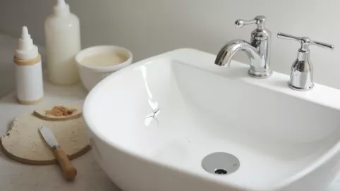 jak naprawić umywalkę ceramiczną