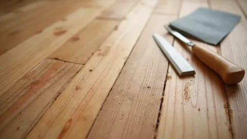 jak naprawić uszkodzone panele podłogowe