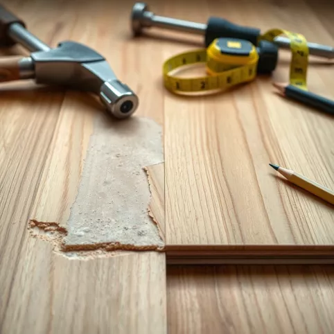 Jak naprawić uszkodzony panel podłogowy