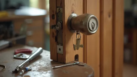 jak naprawić zamek w drzwiach