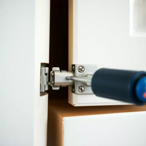 Jak naprawić zawias w szafce kuchennej