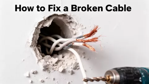 Jak naprawić zerwany kabel