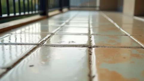 Konserwacja płytek na balkonie